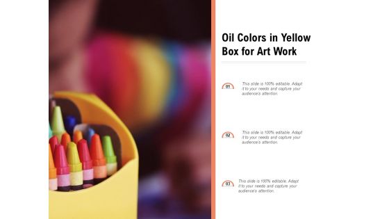 Oil Colors In Yellow Box For Art Work Ppt PowerPoint Presentation Layouts Elements PDF