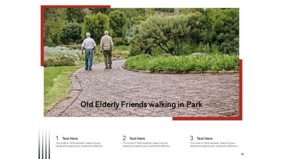 Old Age Elderly Individual Wooden Bench Ppt PowerPoint Presentation Complete Deck