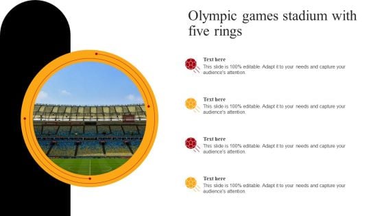 Olympic Games Stadium With Five Rings Elements PDF