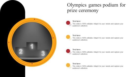 Olympics Games Podium For Prize Ceremony Template PDF