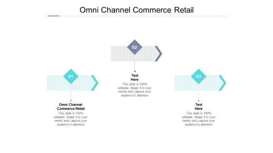 Omni Channel Commerce Retail Ppt PowerPoint Presentation Slides Ideas Cpb Pdf