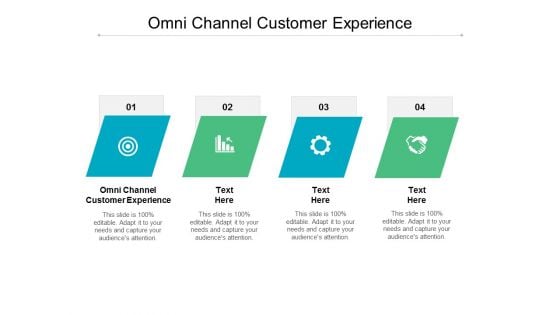Omni Channel Customer Experience Ppt PowerPoint Presentation File Deck Cpb