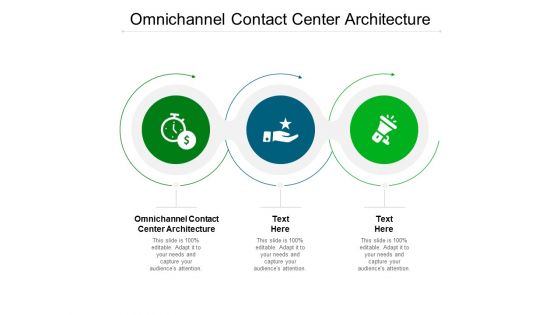 Omnichannel Contact Center Architecture Ppt PowerPoint Presentation Pictures Summary Cpb Pdf