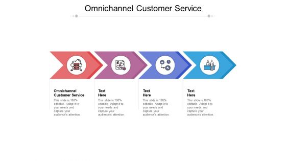 Omnichannel Customer Service Ppt PowerPoint Presentation Layouts Brochure Cpb Pdf