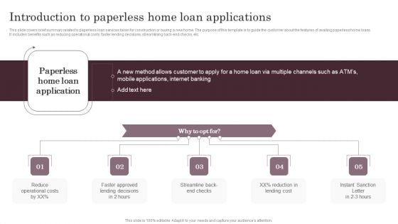 Omnichannel Services Solution In Financial Sector Introduction To Paperless Home Loan Applications Professional PDF Omnichannel Services Solution In Financial Sector Introduction To Paperless Home Loan Applications Professional PDF