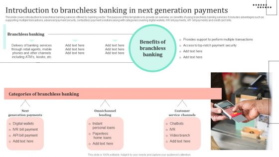 Omnichannel Strategy Implementation For Banking Solutions Introduction To Branchless Banking Guidelines PDF