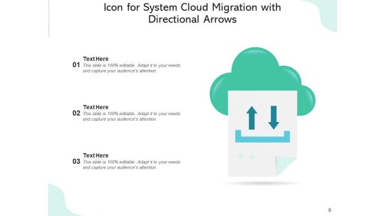 On Demand Computing Relocation Icon Cloud Ppt PowerPoint Presentation Complete Deck With Slides