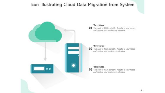 On Demand Computing Relocation Icon Cloud Ppt PowerPoint Presentation Complete Deck With Slides