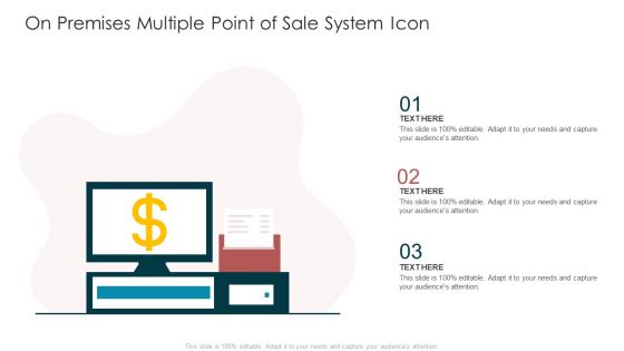 On Premises Multiple Point Of Sale System Icon Microsoft PDF