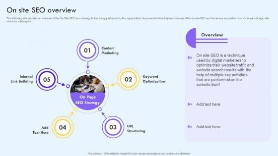 On Site Seo Overview Implementing Social Media Marketing Techniques To Enhance Campaign Effectiveness Information PDF