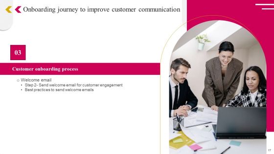 Onboarding Journey To Improve Customer Communication Ppt PowerPoint Presentation Complete Deck With Slides