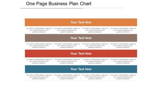 One Page Business Plan Chart Ppt PowerPoint Presentation Layouts Good PDF