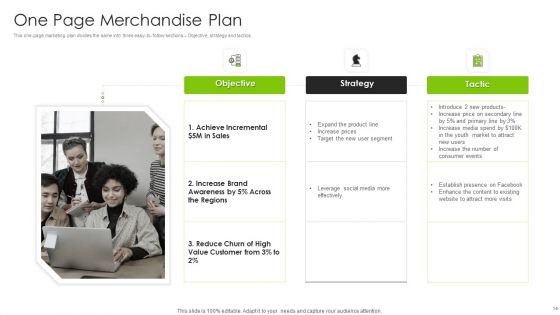 One Page Merchandise Plan Ppt PowerPoint Presentation Complete With Slides