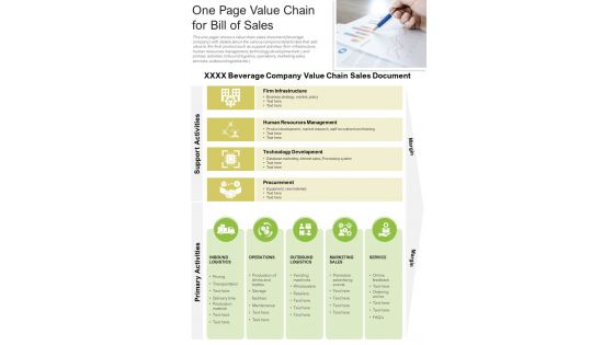 One Page Value Chain For Bill Of Sales PDF Document PPT Template One Page Value Chain For Bill Of Sales PDF Document PPT Template