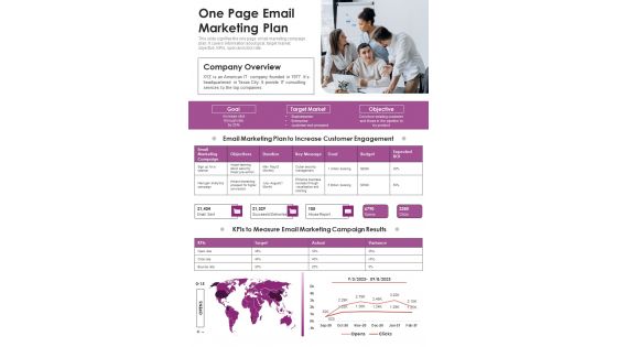 One Pager For Product Marketing Through Email PDF Document PPT Template One Pager For Product Marketing Through Email PDF Document PPT Template