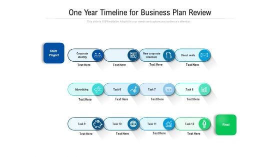 One Year Timeline For Business Plan Review Ppt PowerPoint Presentation File Visual Aids PDF One Year Timeline For Business Plan Review Ppt PowerPoint Presentation File Visual Aids PDF