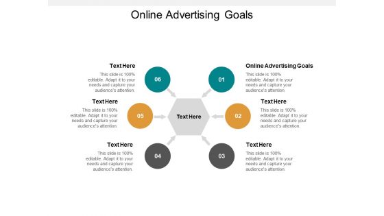 Online Advertising Goals Ppt PowerPoint Presentation Show Layouts Cpb