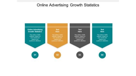 Online Advertising Growth Statistics Ppt PowerPoint Presentation Pictures Design Templates Cpb