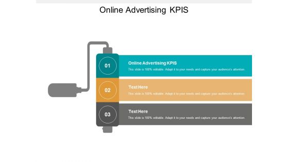 Online Advertising KPIS Ppt PowerPoint Presentation Infographics Cpb