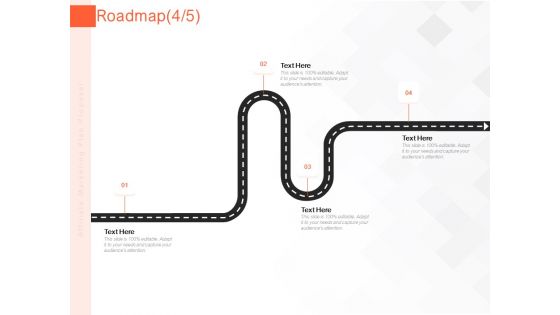 Online Advertising Plan Proposal Roadmap Four Steps Ppt Portfolio Graphics Download PDF