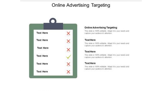 Online Advertising Targeting Ppt PowerPoint Presentation Professional Templates Cpb