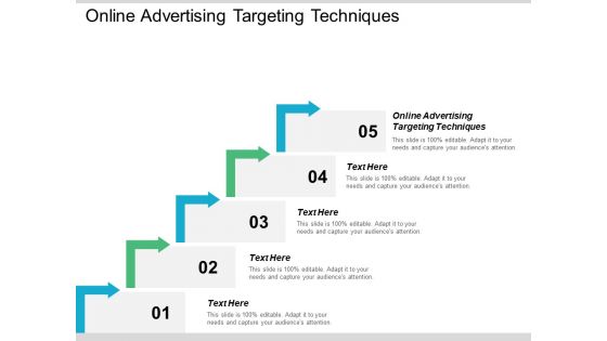 Online Advertising Targeting Techniques Ppt PowerPoint Presentation Gallery Icons Cpb