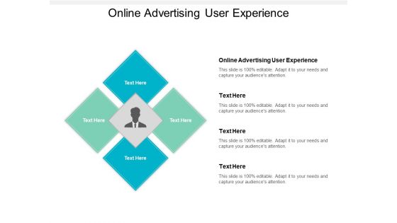 Online Advertising User Experience Ppt PowerPoint Presentation Pictures Influencers Cpb