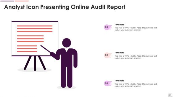 Online Audit Ppt PowerPoint Presentation Complete Deck With Slides