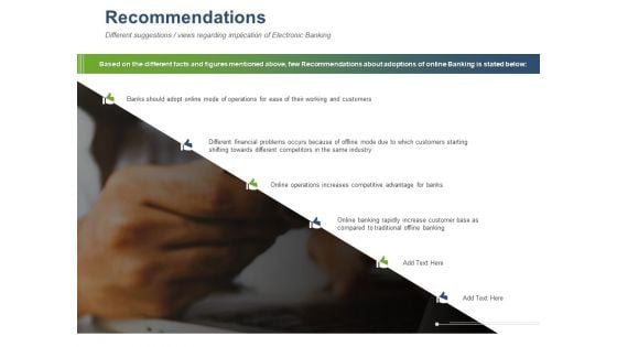 Online Banking Administration Procedure Recommendations Ppt Professional Slide Portrait PDF Online Banking Administration Procedure Recommendations Ppt Professional Slide Portrait PDF
