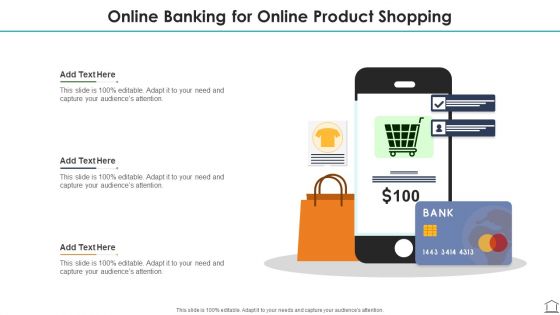 Online Banking For Online Product Shopping Background PDF