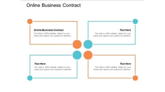 Online Business Contract Ppt Powerpoint Presentation Infographics Show Cpb