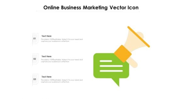 Online Business Marketing Vector Icon Ppt PowerPoint Presentation Pictures Information PDF