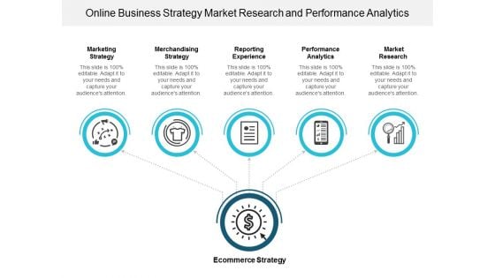 Online Business Strategy Market Research And Performance Analytics Ppt Powerpoint Presentation Infographics Images