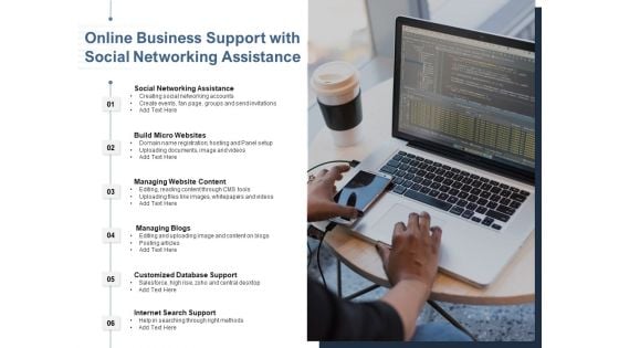 Online Business Support With Social Networking Assistance Ppt PowerPoint Presentation Styles Example Topics