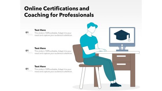 Online Certifications And Coaching For Professionals Ppt PowerPoint Presentation Slides Professional PDF