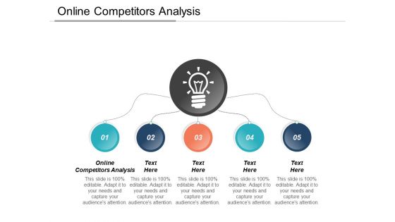 Online Competitors Analysis Ppt PowerPoint Presentation Styles Infographic Template Cpb