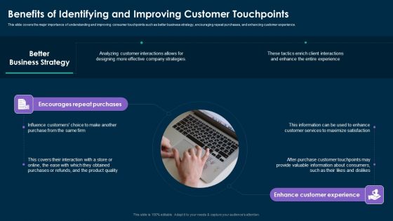 Online Customer Interaction Benefits Of Identifying And Improving Customer Touchpoints Introduction PDF