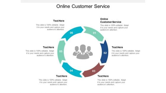 Online Customer Service Ppt PowerPoint Presentation Styles Shapes Cpb