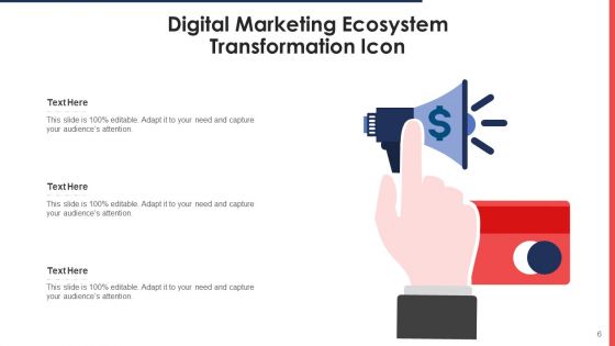 Online Evolution Icon Marketing Ecosystem Ppt PowerPoint Presentation Complete Deck With Slides