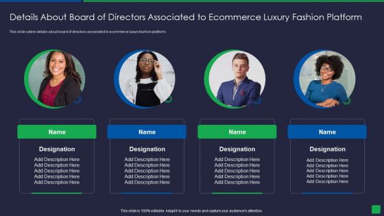 Online Fashion Extravagance Platform Venture Capitalist Financing Elevator Details About Board Of Directors Rules PDF