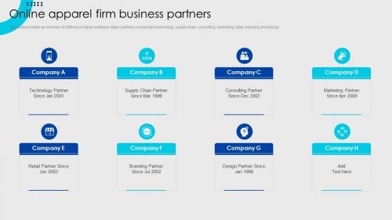 Online Fashion Firm Summary Online Apparel Firm Business Partners Structure PDF Online Fashion Firm Summary Online Apparel Firm Business Partners Structure PDF