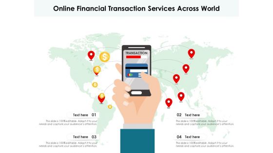 Online Financial Transaction Services Across World Ppt PowerPoint Presentation File Themes PDF