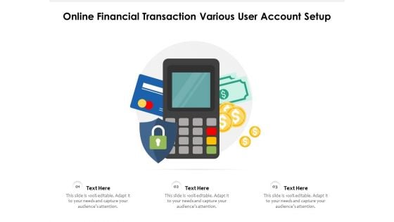 Online Financial Transaction Various User Account Setup Ppt PowerPoint Presentation Gallery Model PDF