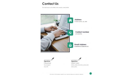 Online Food Ordering Website Project Proposal For Restaurants Contact Us One Pager Sample Example Document Online Food Ordering Website Project Proposal For Restaurants Contact Us One Pager Sample Example Document