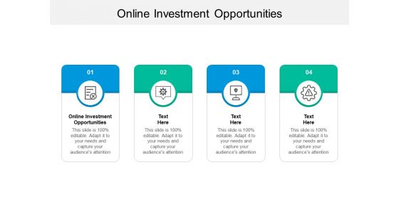 Online Investment Opportunities Ppt PowerPoint Presentation Pictures Background Designs Cpb