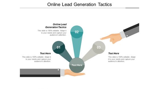 Online Lead Generation Tactics Ppt PowerPoint Presentation Microsoft