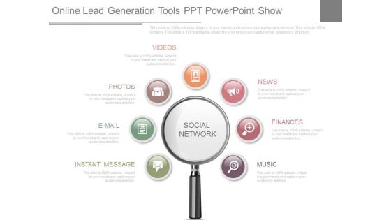 Online Lead Generation Tools Ppt Powerpoint Show