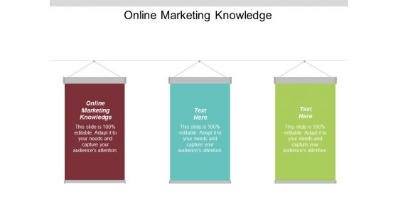 Online Marketing Knowledge Ppt PowerPoint Presentation Icon Grid Cpb