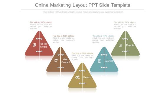 Online Marketing Layout Ppt Slide Template