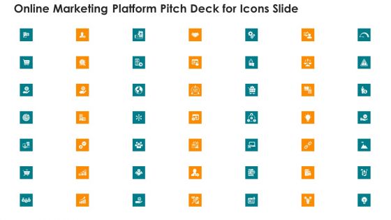 Online Marketing Platform Pitch Deck For Icons Slide Ppt Background Images PDF